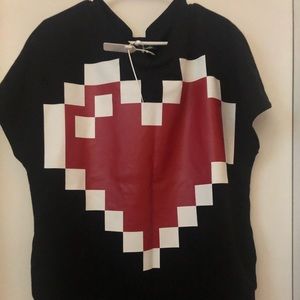 Love moshino mini heart shaped dress